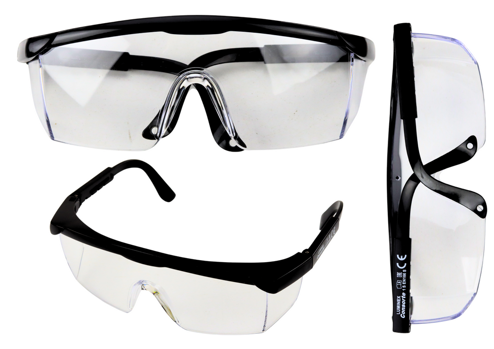 Ochelari de protectie reglabili, negru, Lean 20040