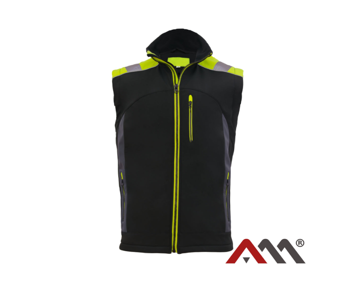 Vesta softshell reflectorizanta Classwork BZR, marimea L, Artmas ART461087