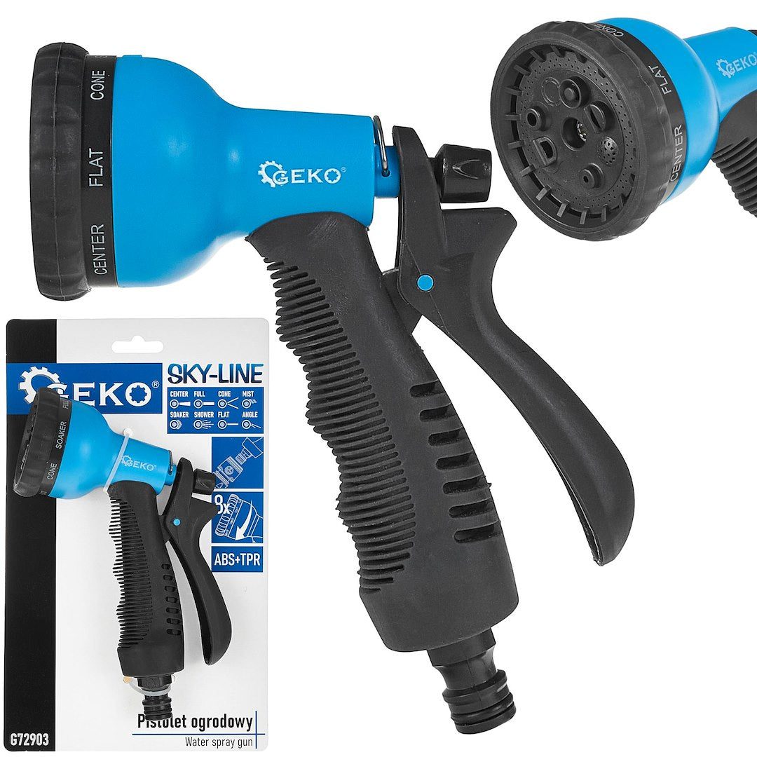Pistol de pulverizare cu 8 functii Sky-Line, Geko G72903