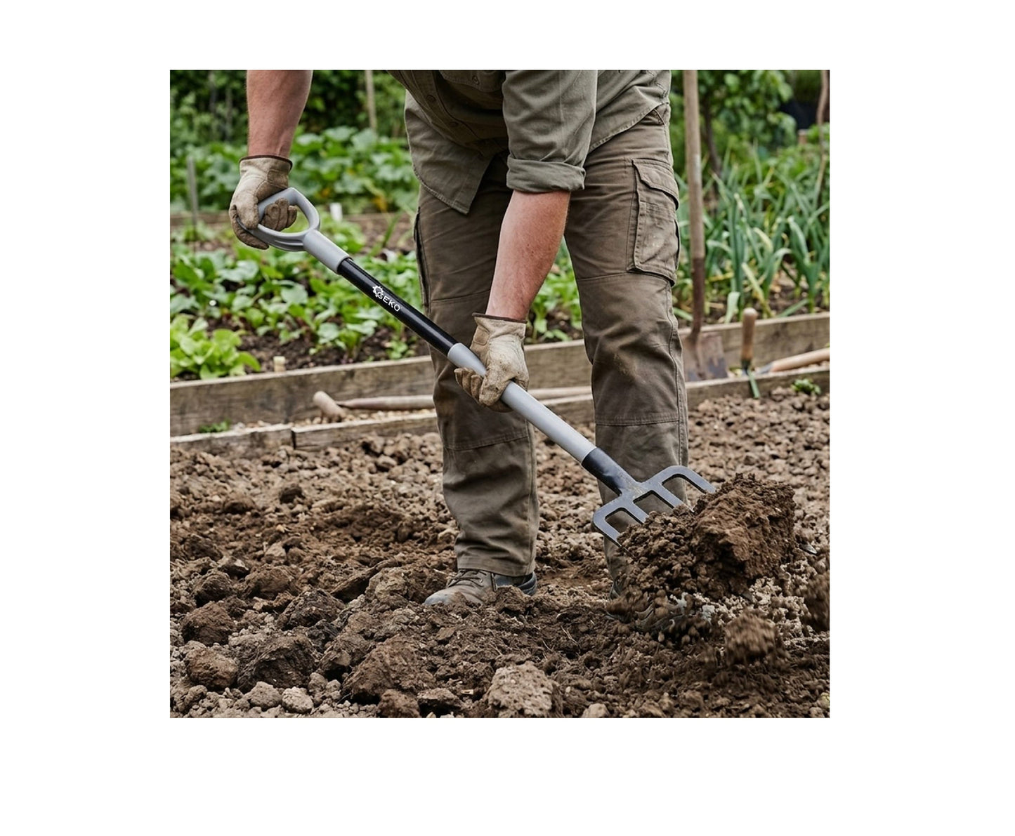 Furca pentru gradinarit Hard-Line, 120 cm, Geko G66550
