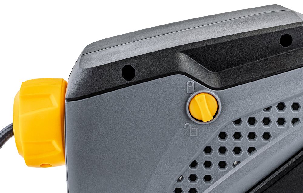 Tambur automat pentru furtun pneumatic PM-ABNW-14M, 14 m, Powermat PM1406