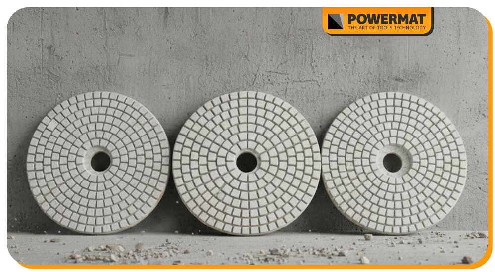 Disc diamantat pentru slefuire beton PM-DTS-1051T, 105 mm, P150, Powermat PM1583