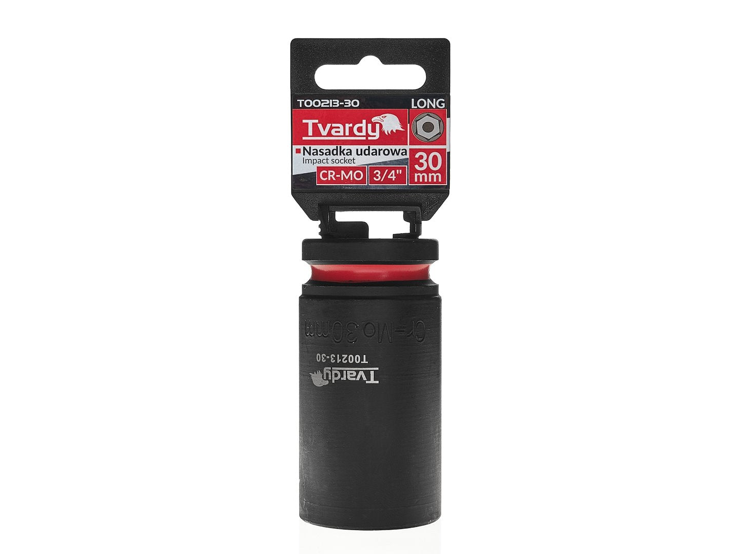 Cheie tubulara de impact in 6 puncte 3 / 4", 30 mm, Cr-Mo, Tvardy T00213-30