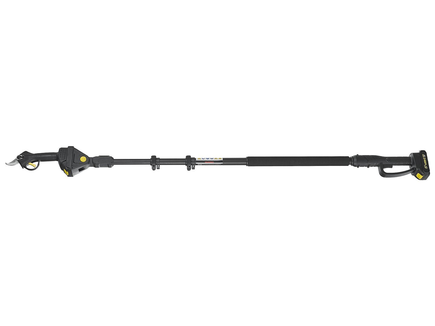 Foarfeca de gradina electrica cu tija telescopica, 1.65 - 2.50 m, 30 mm, 2 x 2 Ah, 21 V, Geko G80663