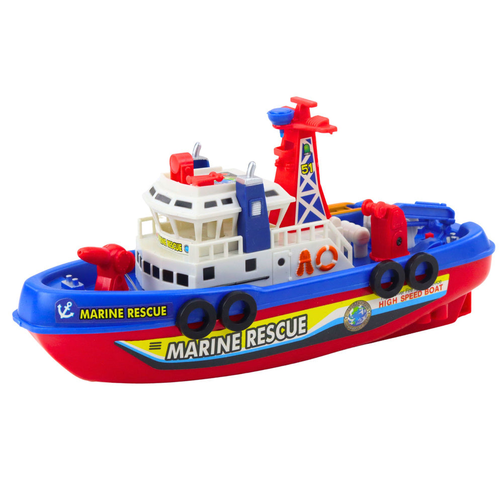 Barcuta de salvare cu efecte sonore si luminoase, pistol cu apa, 23.5 x 12 x 8 cm, Lean 22998