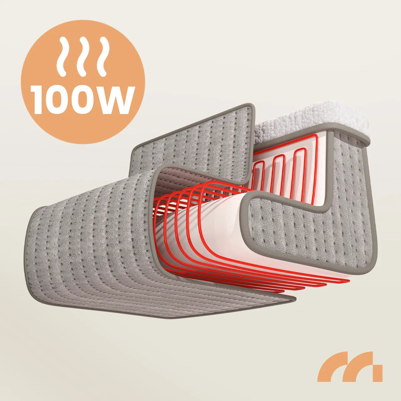 Incalzitor electric pentru picioare cu telecomanda, 100 W, MalTec 113468