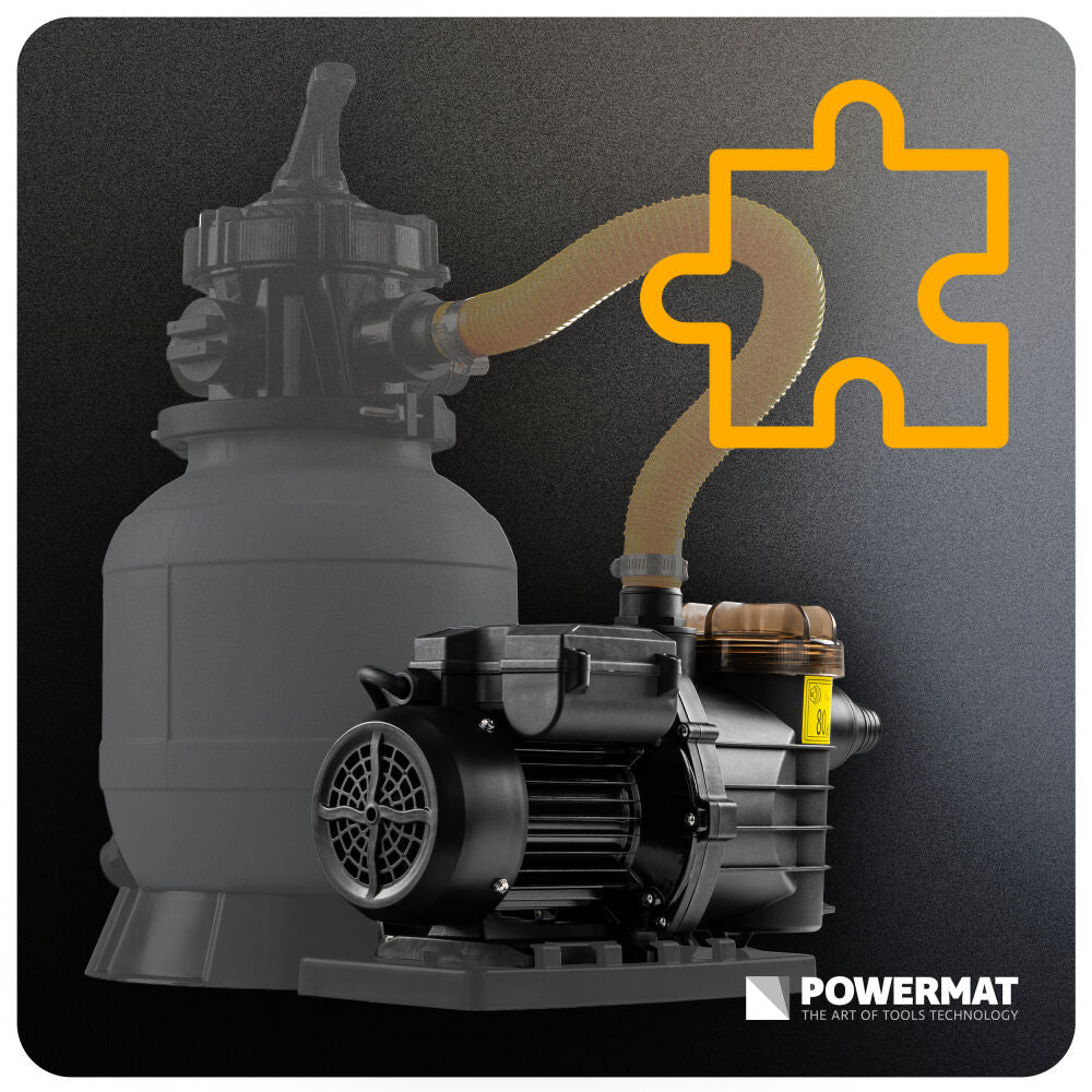 Pompa pentru piscina PM-PPDB-250JP, 250 W, Powermat PM1484