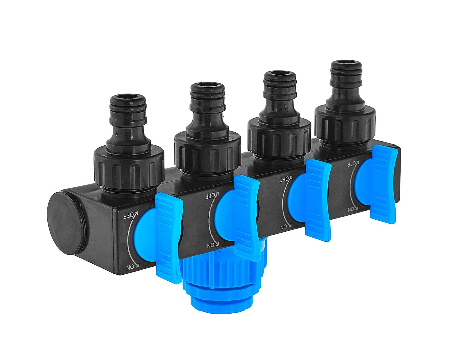 Cuplaj furtun cu 4 cai 3 / 4" cu reductie de 1 / 2" Sky-Line, Geko G72959