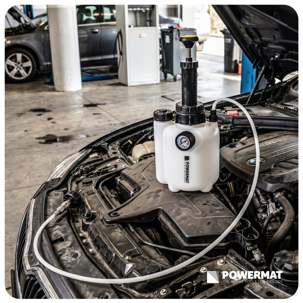 Kit aerare si inlocuire lichid frana PM-ZPUH-1T, 3 l / 1 l, Powermat PM1594