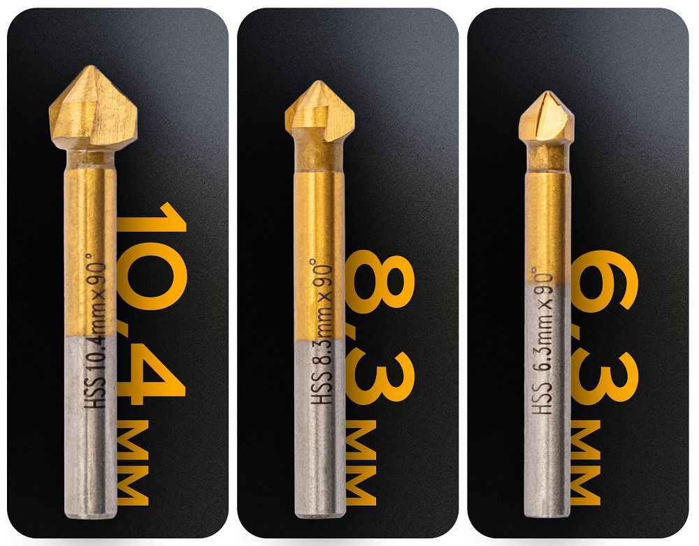 Set freze conice PM-ZPM-6T, 6.3-20.5 mm, 6 bucati, Powermat PM1457