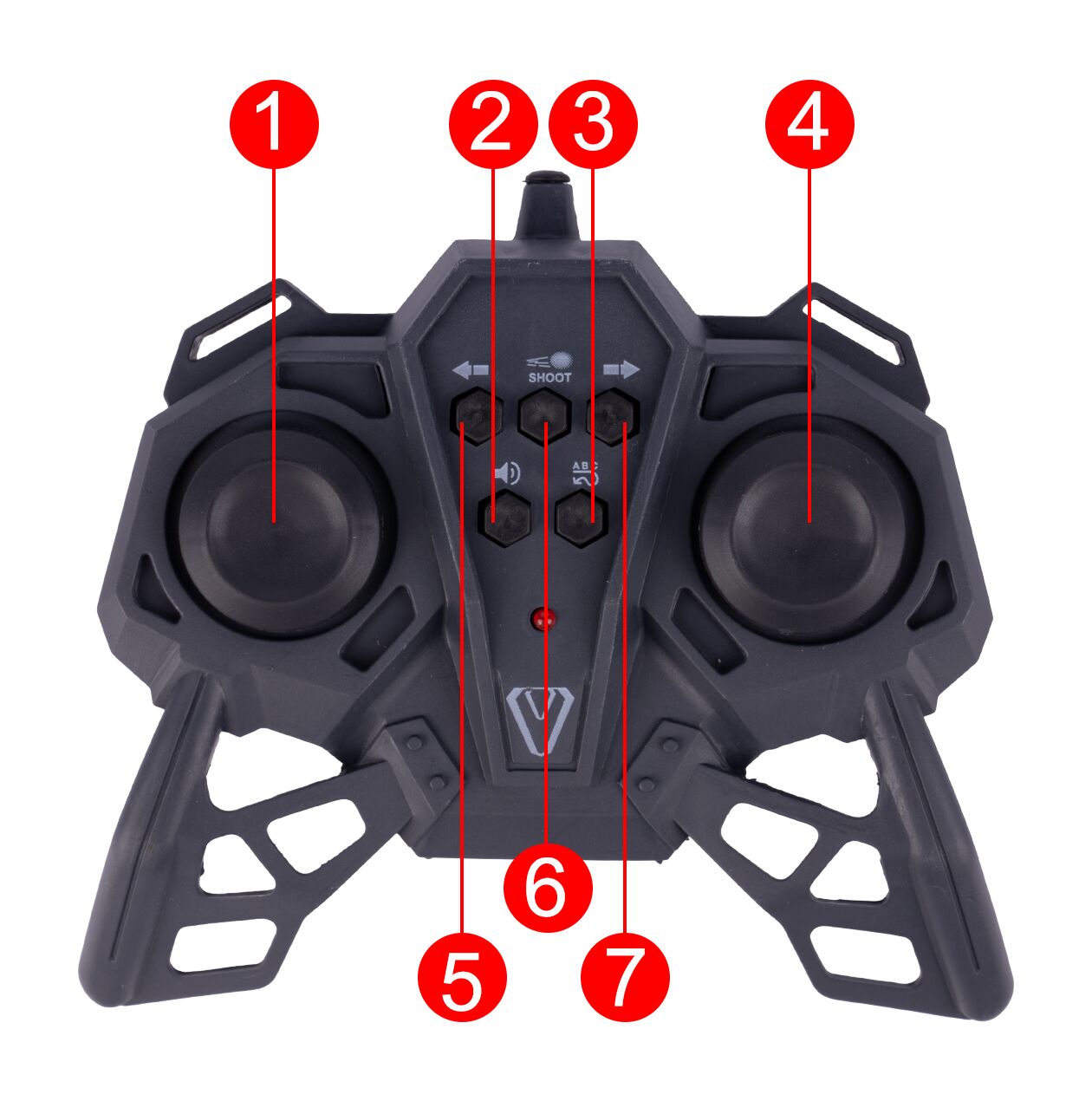 Masinuta pentru drifturi cu telecomanda si senzor, 36 cm x 15 cm x 10,5 cm, MalPlay 111570