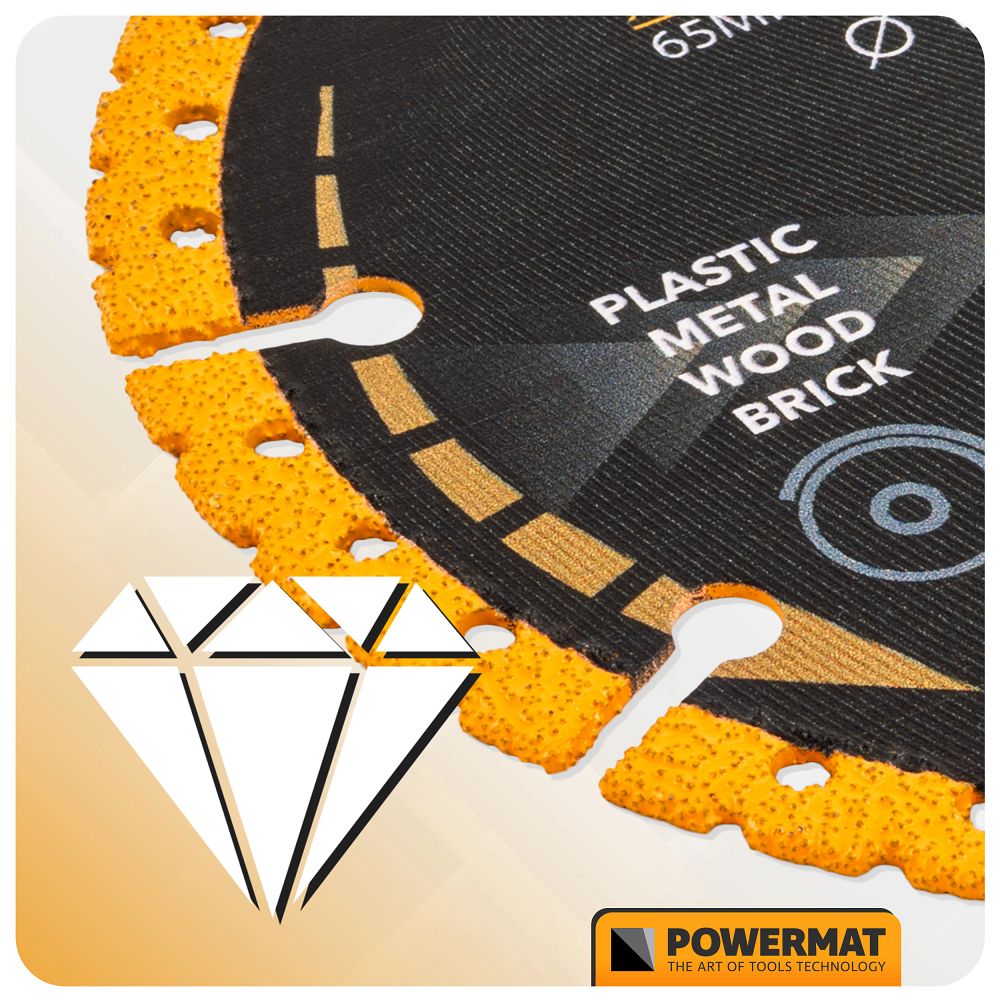 Disc diamantat universal  PM-TDCS-1252T, 125 mm, Powermat PM1421