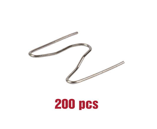 Set 200 de capse M pentru pistol de lipit plastic, 0.6 mm, Raider 076213