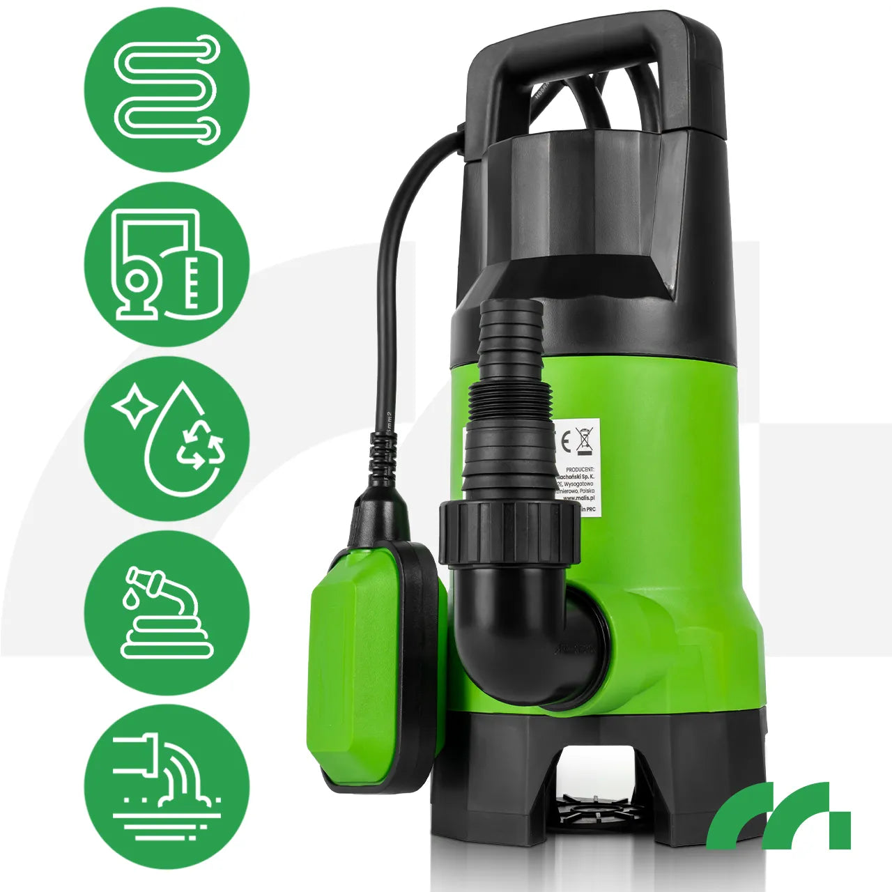 Pompa submersibila cu plutitor, 13000 l / h, 770 W, MalTec 112724