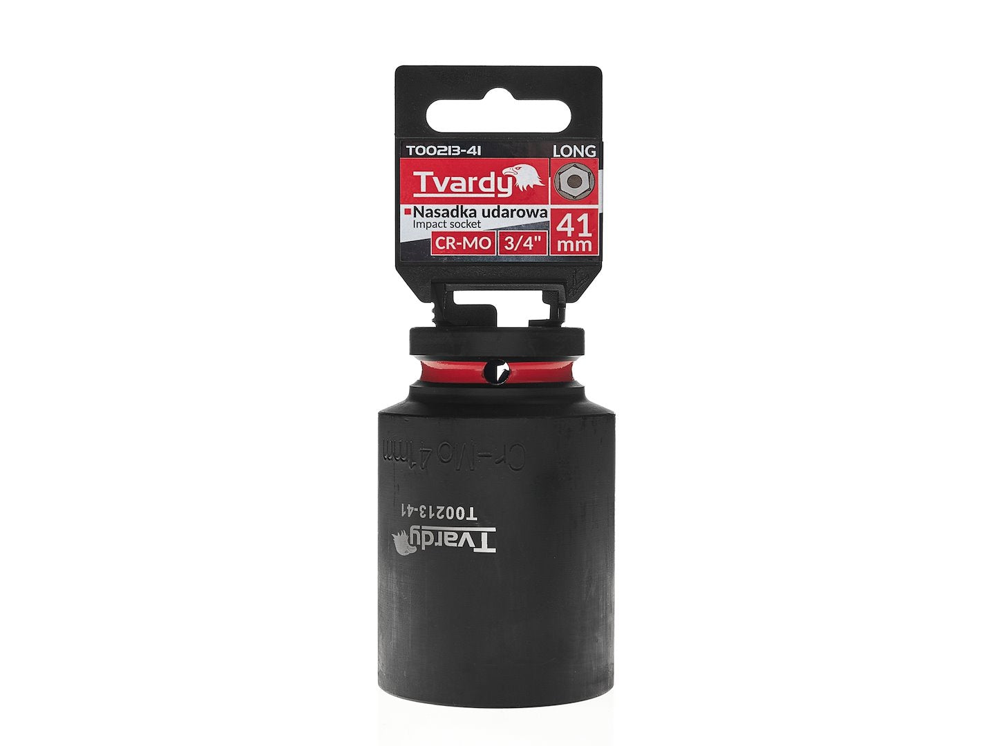 Cheie tubulara de impact in 6 puncte 3 / 4", 41 mm, Cr-Mo, Tvardy T00213-41