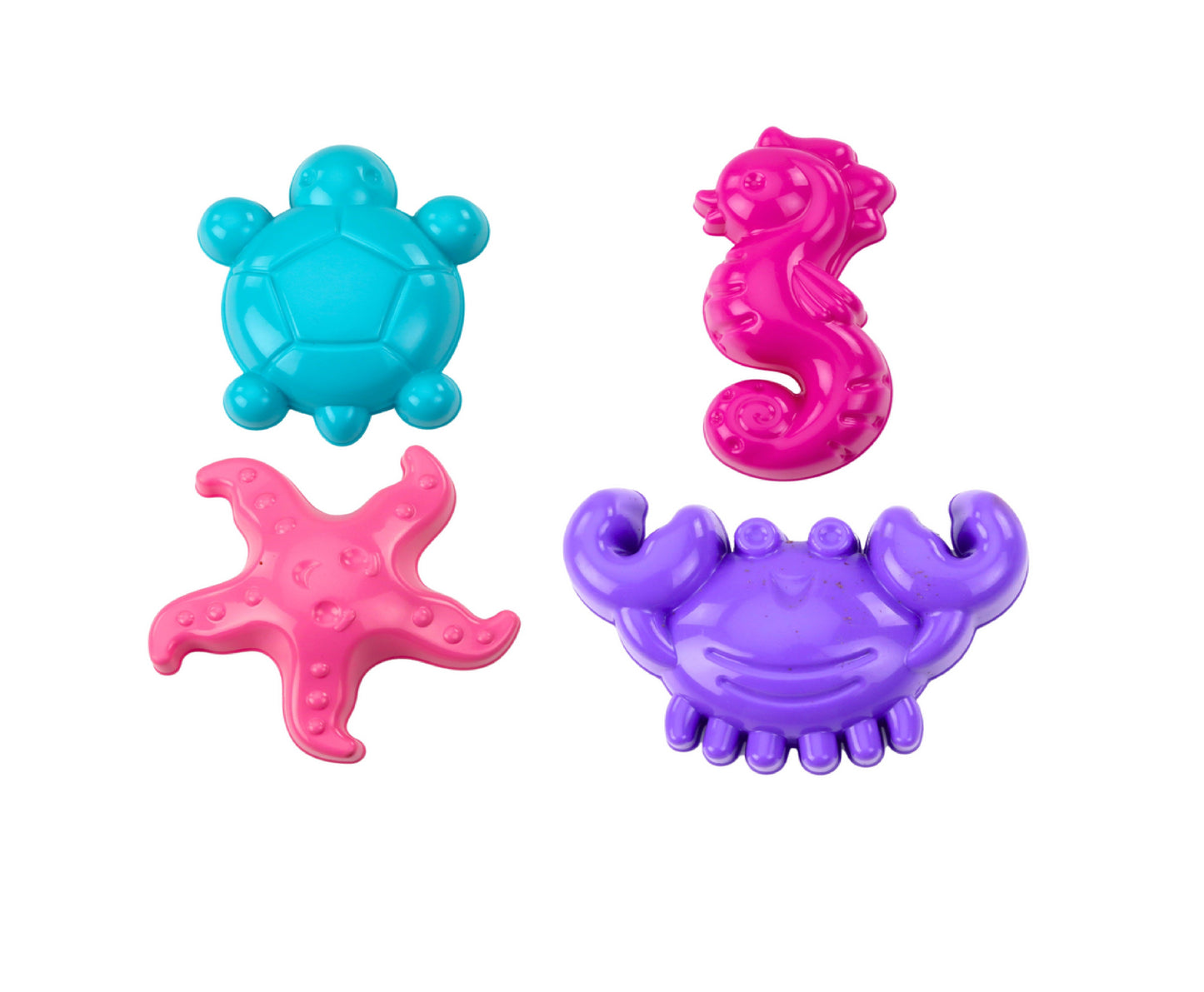 Set forme pentru nisip in forma de animale, 4 bucati, Lean 14564