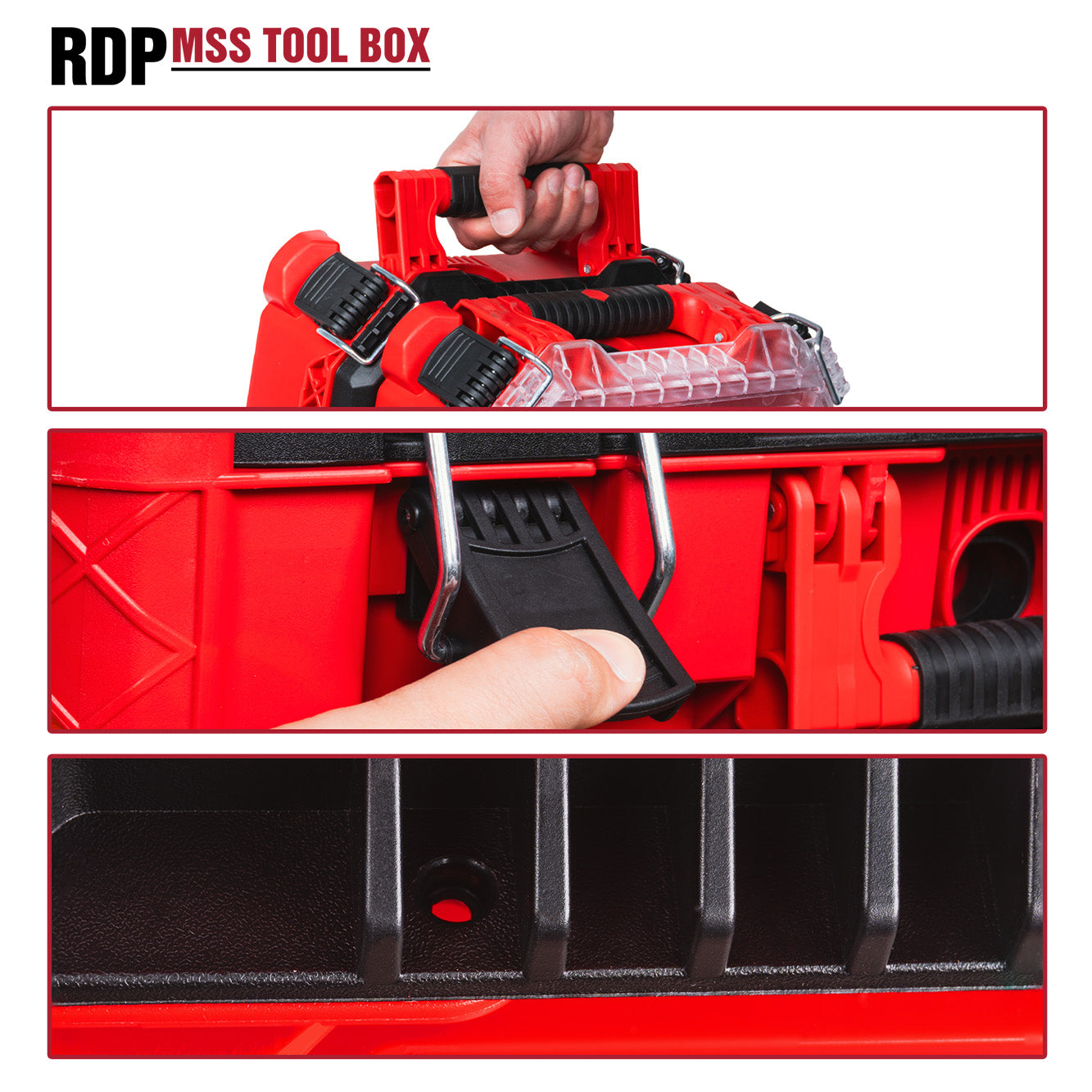 Sistem depozitare modular cu roti RDP-MSS7, 556 x 1120 x 424 mm, Raider 139615