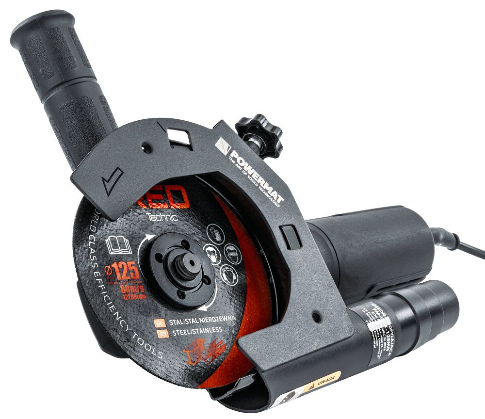 Capac aspirare praf pentru polizor unghiular PM-OSK-125MN, 125 mm, Powermat PM1414