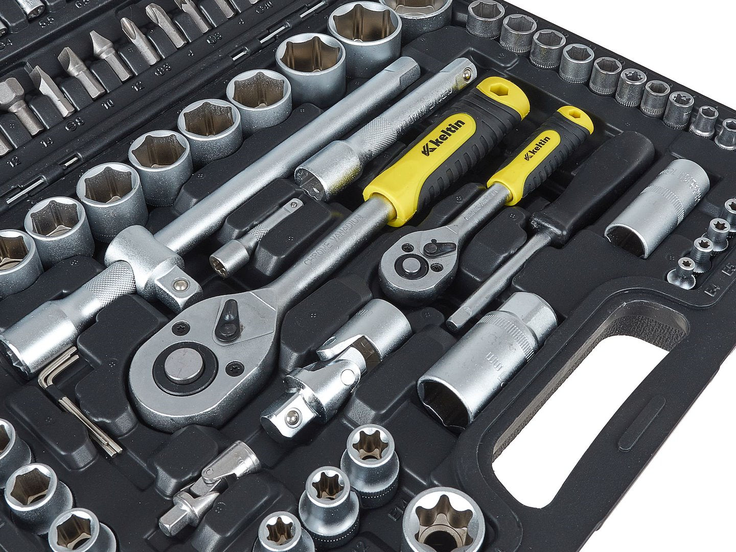 Set chei tubulare, 108 piese, Keltin K00098