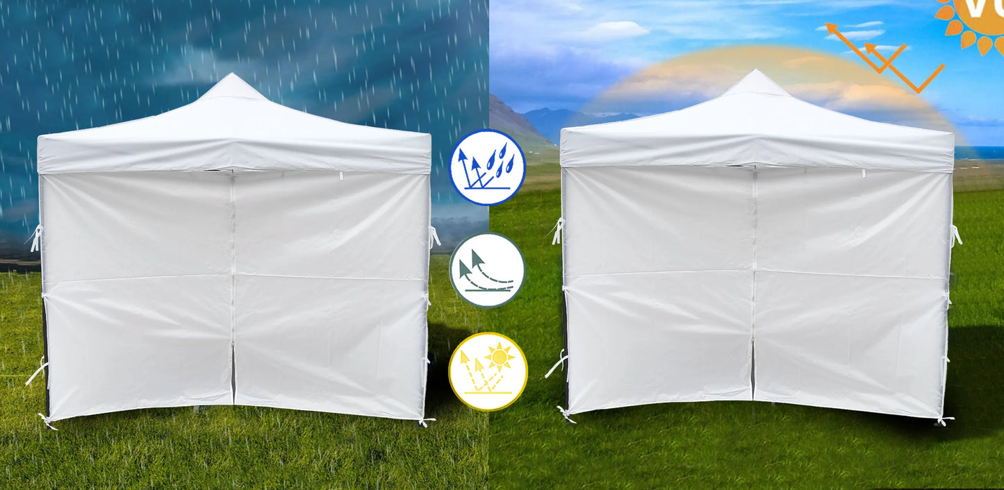 Cort de gradina pavilion, 3 x 3 x 3.1 m, alb, MalTec 112814