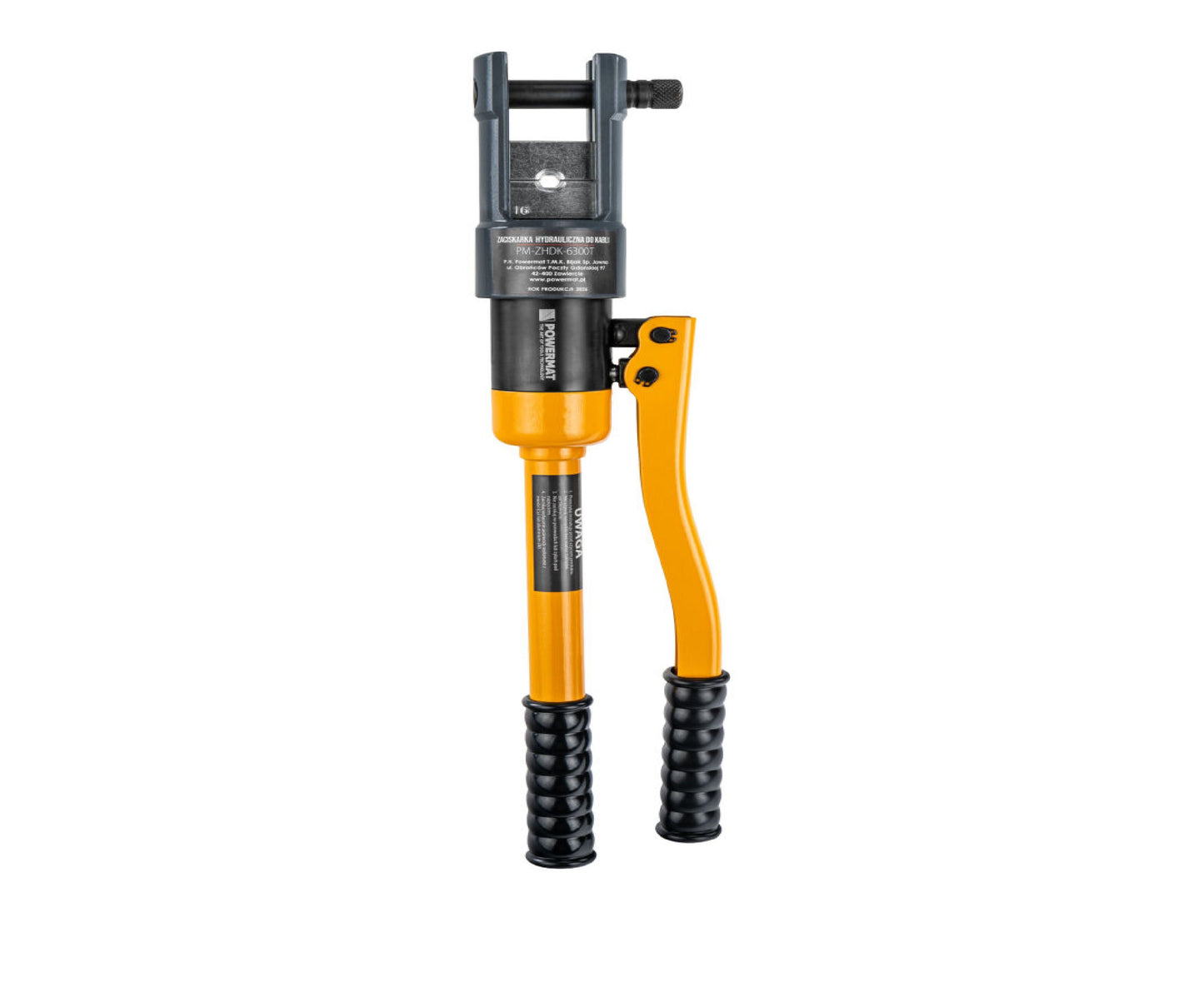 Set cleste hidraulic pentru sertizare cabluri PM-ZHDK-6300T, 6-300mm2, Powermat PM1468