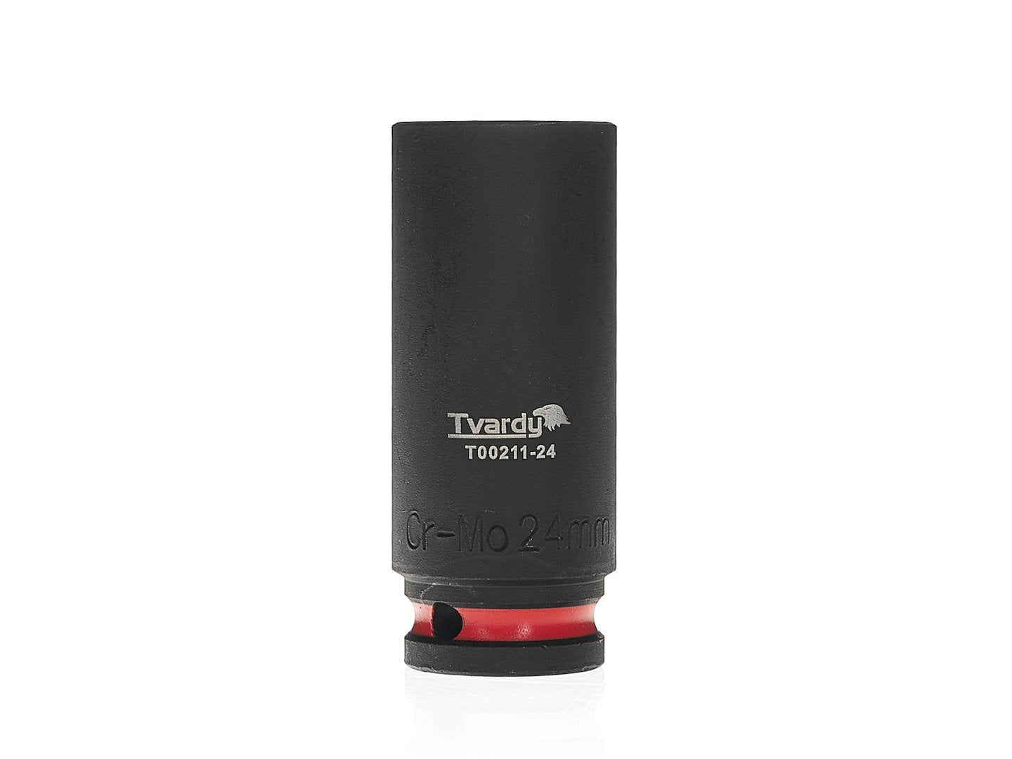 Cheie tubulara de impact lunga in 6 puncte 1 / 2", 24 mm, Cr-Mo, Tvardy T00211-24